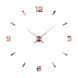 Годинник настінний 3D Годинники Коричневий Арабські2-B-130-Br фото 1 wall-clock