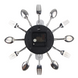 Годинник настінний в Кухню Сріблястий ЛВ-Мет-G-320 -S фото 5 wall-clock