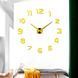 Годинник настінний 3D Годинники золотистий Арабські-B-100-G фото 3 wall-clock