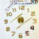 Годинник настінний 3D Годинники золотистий Арабські-B-100-G фото 2 wall-clock